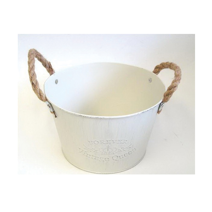XS Merchandise 70094 Vintage Bucket, Tin