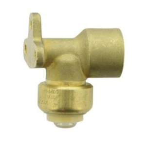AquaPlumb PipeBite Series CC10020 Drop Ear Pipe Elbow, 1/2 in, 90 deg Angle