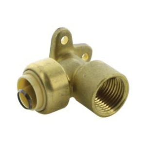AquaPlumb PipeBite Series CC10020 Drop Ear Pipe Elbow, 1/2 in, 90 deg Angle