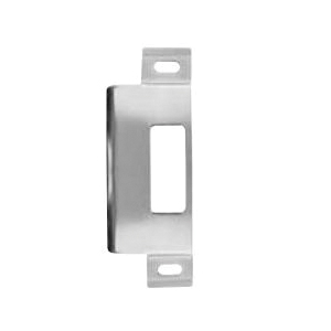 World and Main 58115 Deadbolt Strike Plate, 4-7/8 in L, 1-5/16 in W, Brass