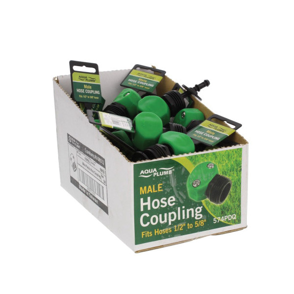 AquaPlumb 574PDQ Hose Coupling, Male, Plastic