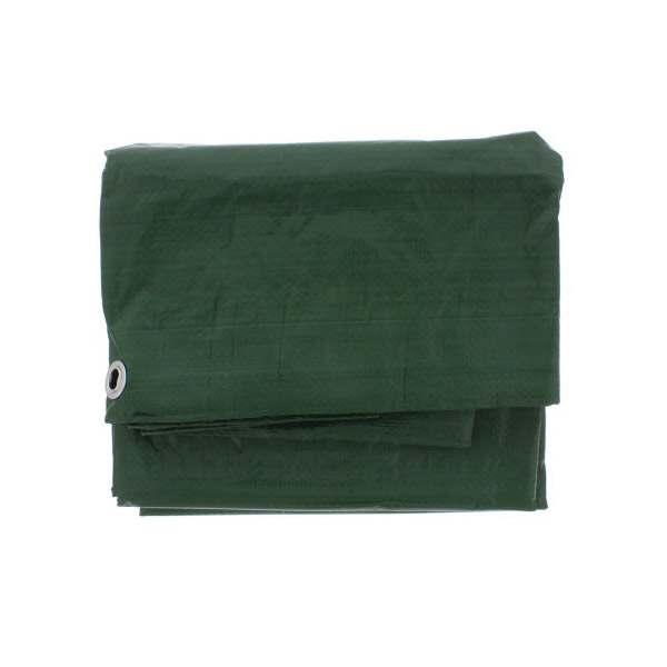 Pxpro PXPMDT68 Medium-Duty Tarp, 6 ft L, 8 ft W, 5 mil Thick, Polyethylene, Brown/Green