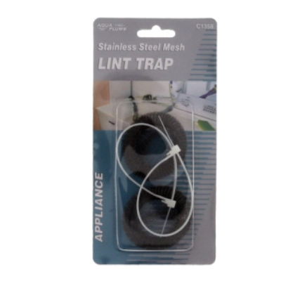 AquaPlumb C1358 Wire Mesh Lint Trap, Stainless Steel