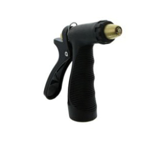 AquaPlumb 590 Hose Nozzle, Metal/Plastic, Black
