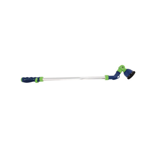 AquaPlumb WD4DS Swivel Wand Head, 9-Spray Pattern, Metal/Plastic, Blue, 31 in L Wand