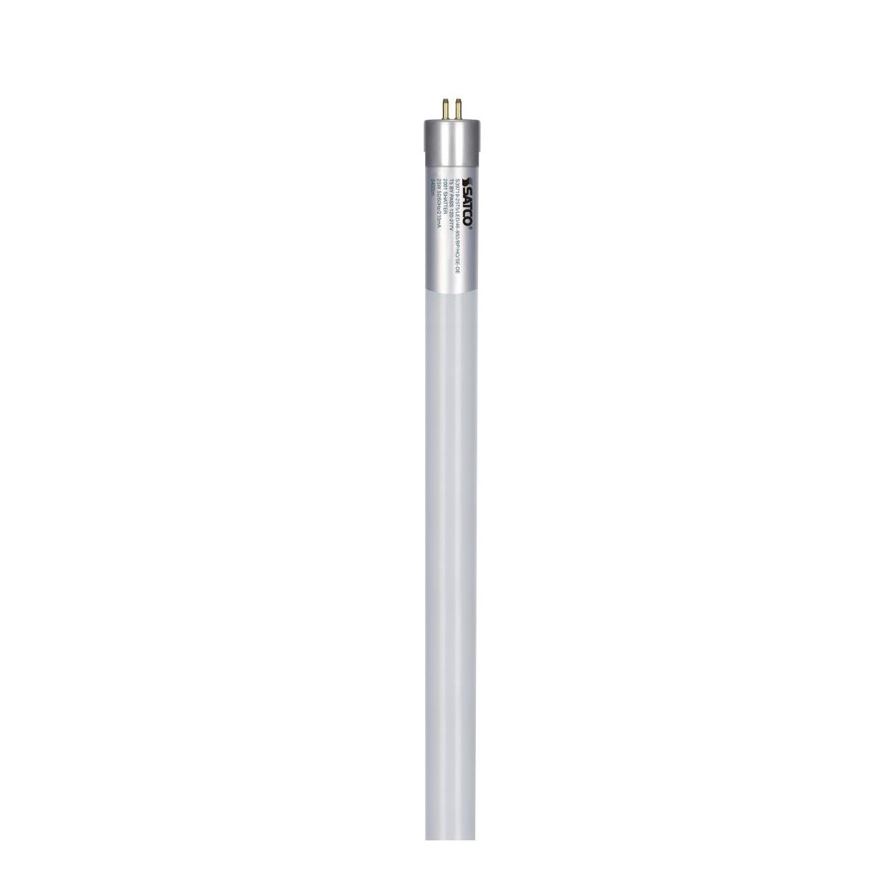 Satco S39719 LED Bulb, Specialty, T5 Lamp, G5 Lamp Base, Frosted, 5000 K Color Temp
