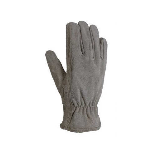 Master Rancher 40028-26 Work Gloves, Men's, XL, Keystone Thumb, Shirred Elastic Cuff, Cowhide Suede Leather