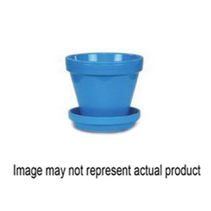 PCSABX-6-RB Plant Saucer, 5-3/4 in Dia, Ceramic, Robins Egg Blue