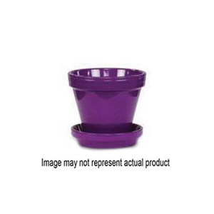 PCSABX-8-V Plant Saucer, 7-3/4 in Dia, Ceramic, Violet
