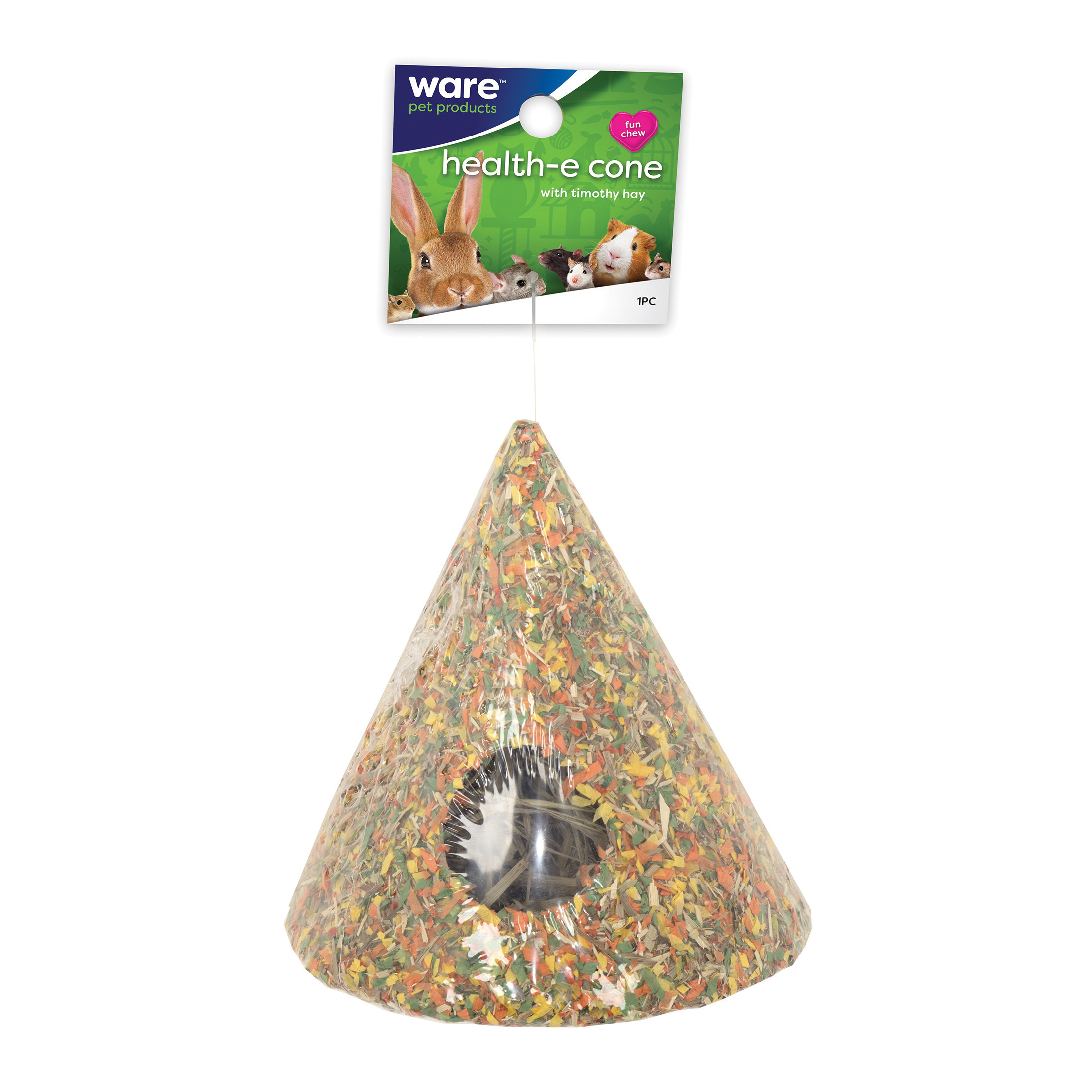 Ware 13097 Health-e Cone, Timothy Hay, Natural