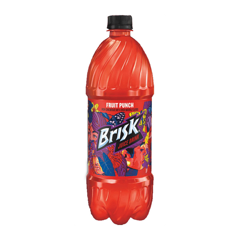 Brisk 125429 Fruit Punch, 1 L Bottle
