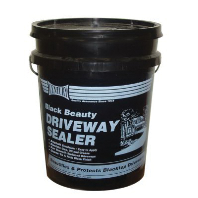 Century 10-250-05 Beauty Driveway Sealer, Liquid, Black, 4.75 gal, Pail