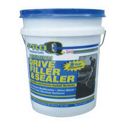 Pro-Q 10-270-05 Premium Drive Filler and Sealer, Liquid, Black, 4.75 gal, Pail