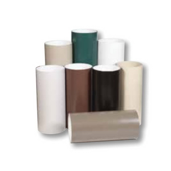 69124217 Trim Coil, 50 ft L, 24 in W, 0.018 in Thick, Aluminum, Grecian Green/White, Smooth