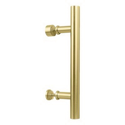 N700-102 Madison Pull, 12 in H, Steel, Brushed Gold