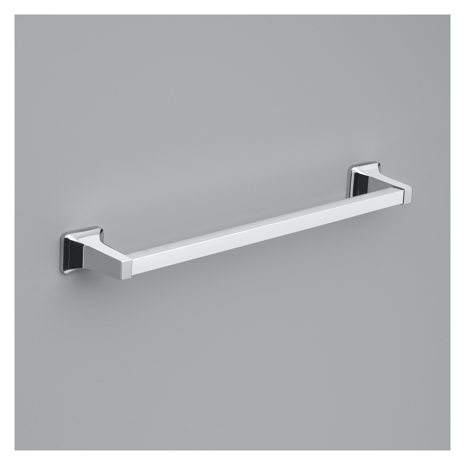 297-0101OB Towel Bar, 18 in OAL, Zinc, Chrome, Wall
