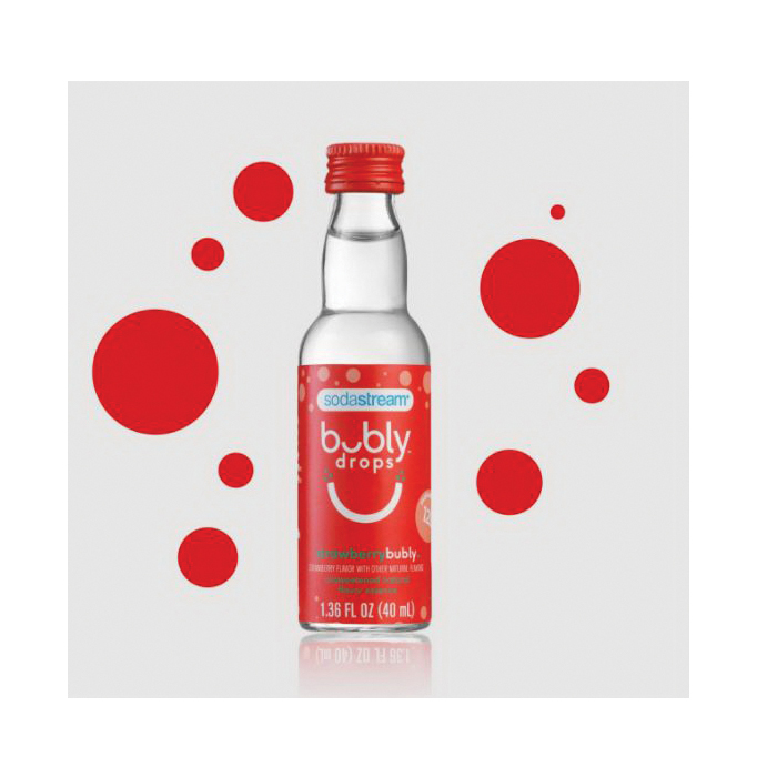 Sodastream 1025223010 Soft Drink, Strawberry Flavor, 40 mL Bottle - 1