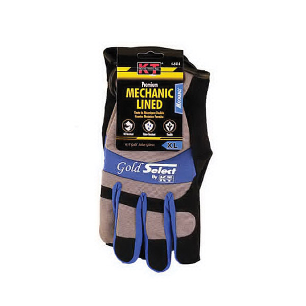 K-T Industries Gold Select Series 4-5502 Mechanic Gloves