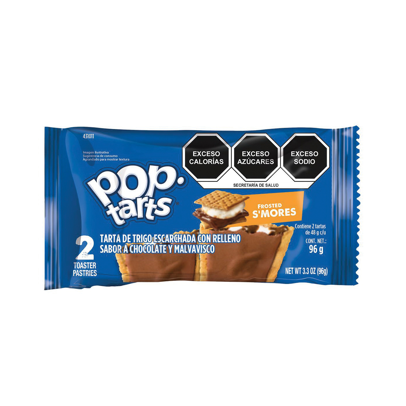 3130 Toaster Pastries, Frosted S'Mores Flavor, 3.3 oz