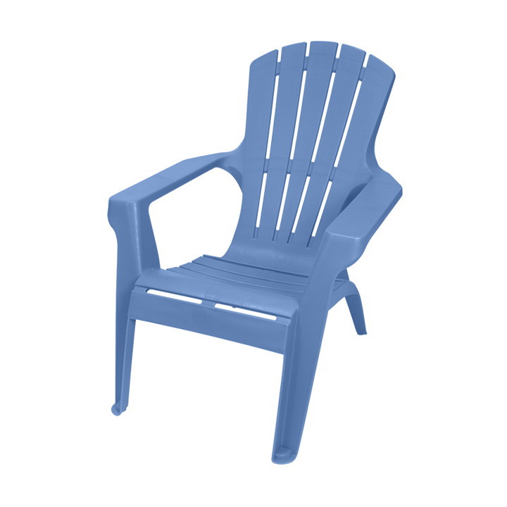 Adirondack II 11612-26ADI Adirondack Chair, 29-3/4 in W, 35-1/4 in D, 33-1/2 in H, Resin Seat