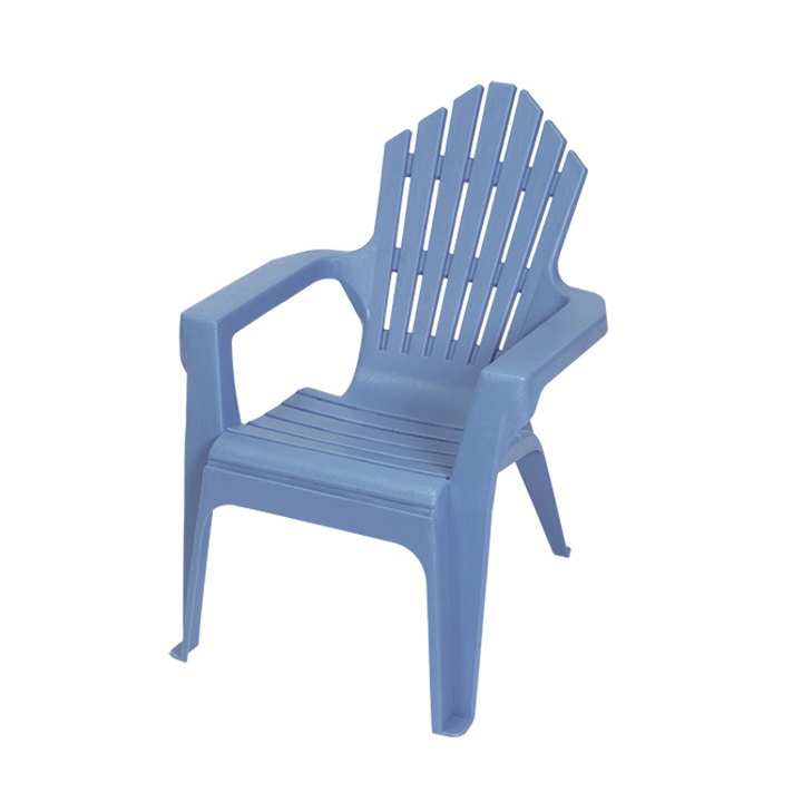 Kiddie Adirondack 11347-20PDQ Adirondack Chair, Resin Seat, Resin Frame, Blue Heaven Frame