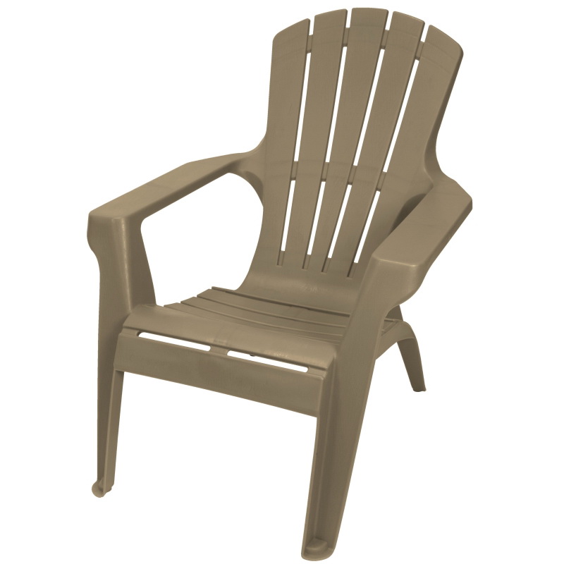 Adirondack II 11663-26ADI Adirondack Chair, 29-3/4 in W, 35-1/4 in D, 33-1/2 in H, Resin Seat