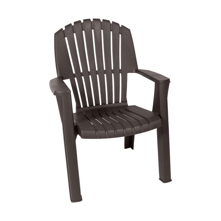 11087-16 High-Back Chair, Resin, Earth