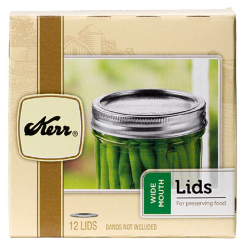 2139399 Mason Jar Lid, Wide Mouth, For: Kerr Wide Mouth Glass Preserving Jars