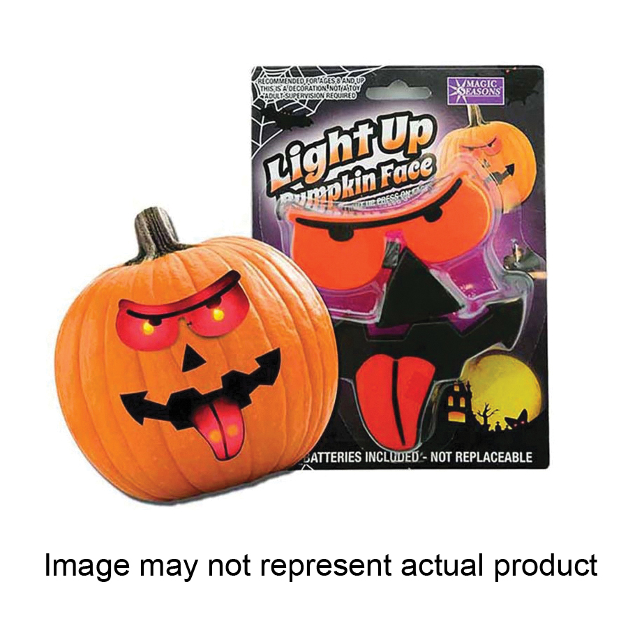 Pumpkin Faces, Halloween, LED Lamp, 7-1/2 in L - 1