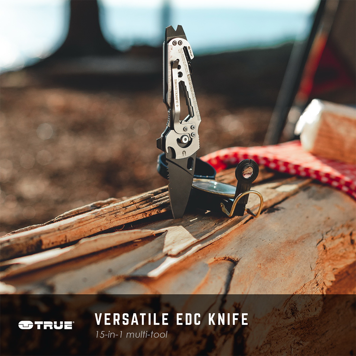 True TU6869 Smart Knife, 2-3/8 in L Blade, Stainless Steel Blade