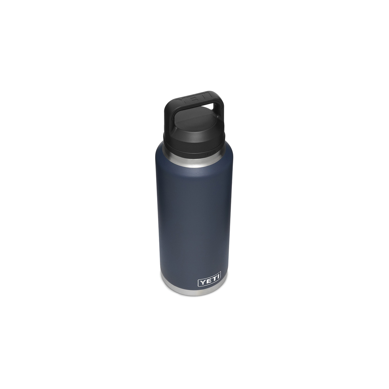 Rambler Water Bottle with Chug Cap, Yeti, 46 oz, Stainless Steel, Navy - 3