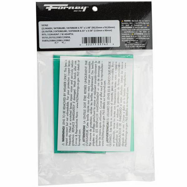 Replacement Clear Lens Kit, Forney Easy Weld - 3
