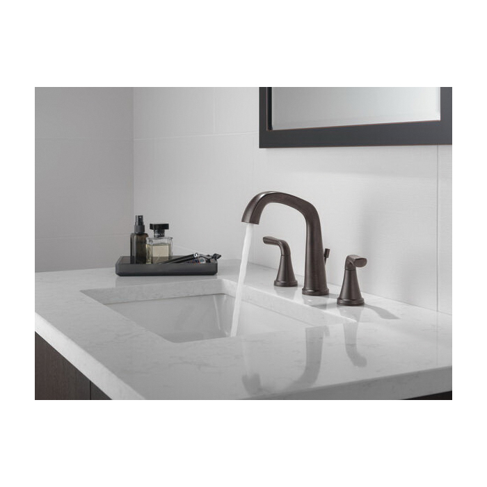 Larkin Bath Faucet, Delta, 2-Handle, Widespread, Venetian Bronze - 3