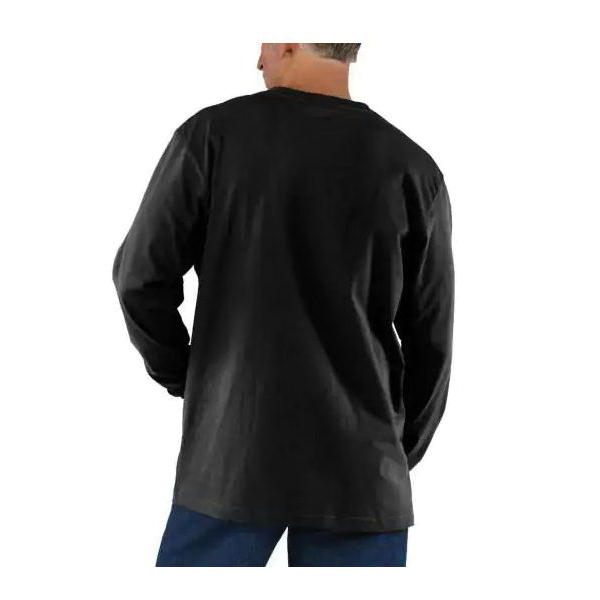 Carhartt K126-G55-2XL-T T-Shirt, 2XL, Tall, Cotton, North Woods Heather, Carhartt Patch Print/Pattern, Crew Neck Collar - 2