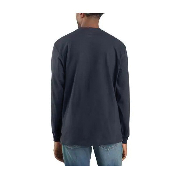 Carhartt K126-G55-2XL-T T-Shirt, 2XL, Tall, Cotton, North Woods Heather, Carhartt Patch Print/Pattern, Crew Neck Collar - 3