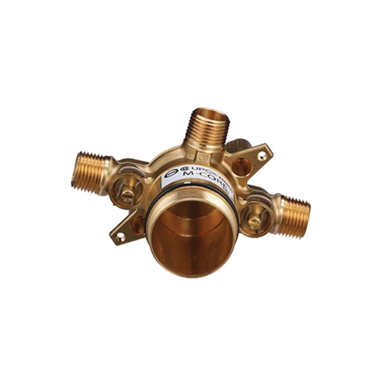 M-Core Rough-In, Moen, Valve Only, 3-Port, Brass Body - 2