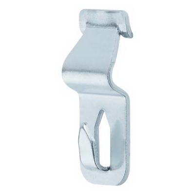 V2585 Series N260-150 Push and Hang, 10 lb, Steel, Zinc, Wall Mounting