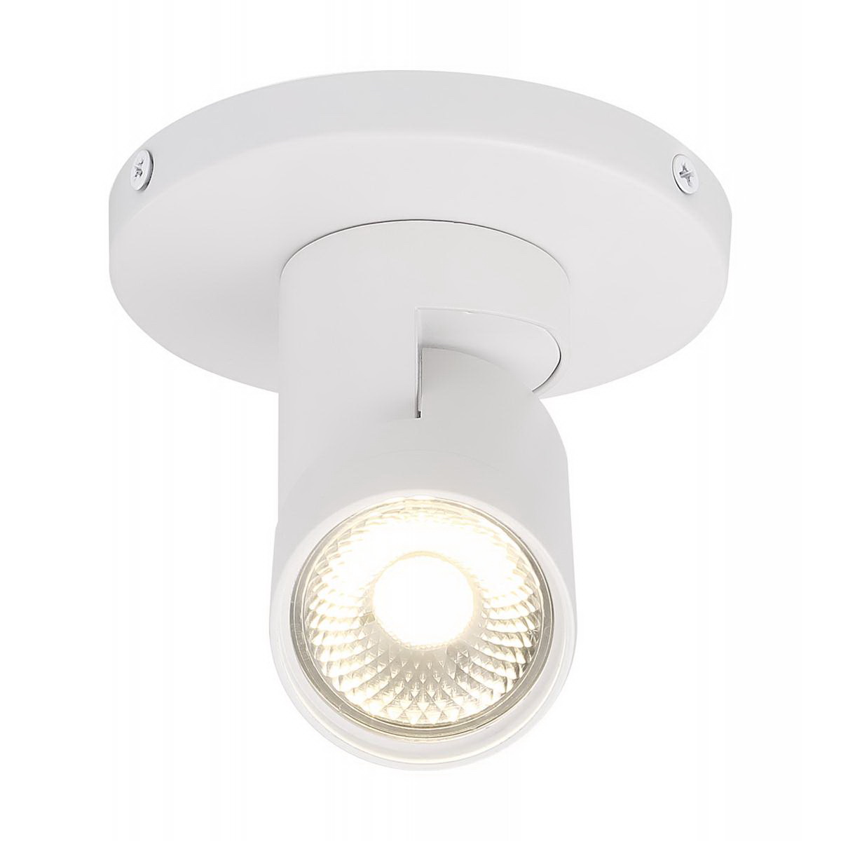 12 Watt Barrel Monopoint LED Track Spot Light, Satco, 1000 Lumens, 3000 Kelvin, White - 4