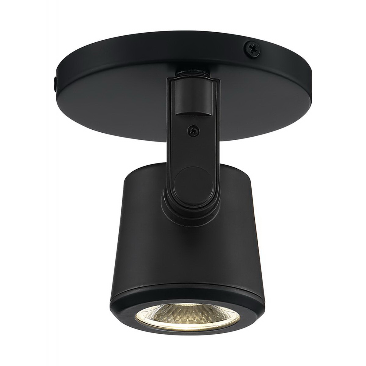 12 Watt Taper Back Monopoint LED Spot Light, Satco, 1000 Lumen, 3000 Kelvin, Black - 3
