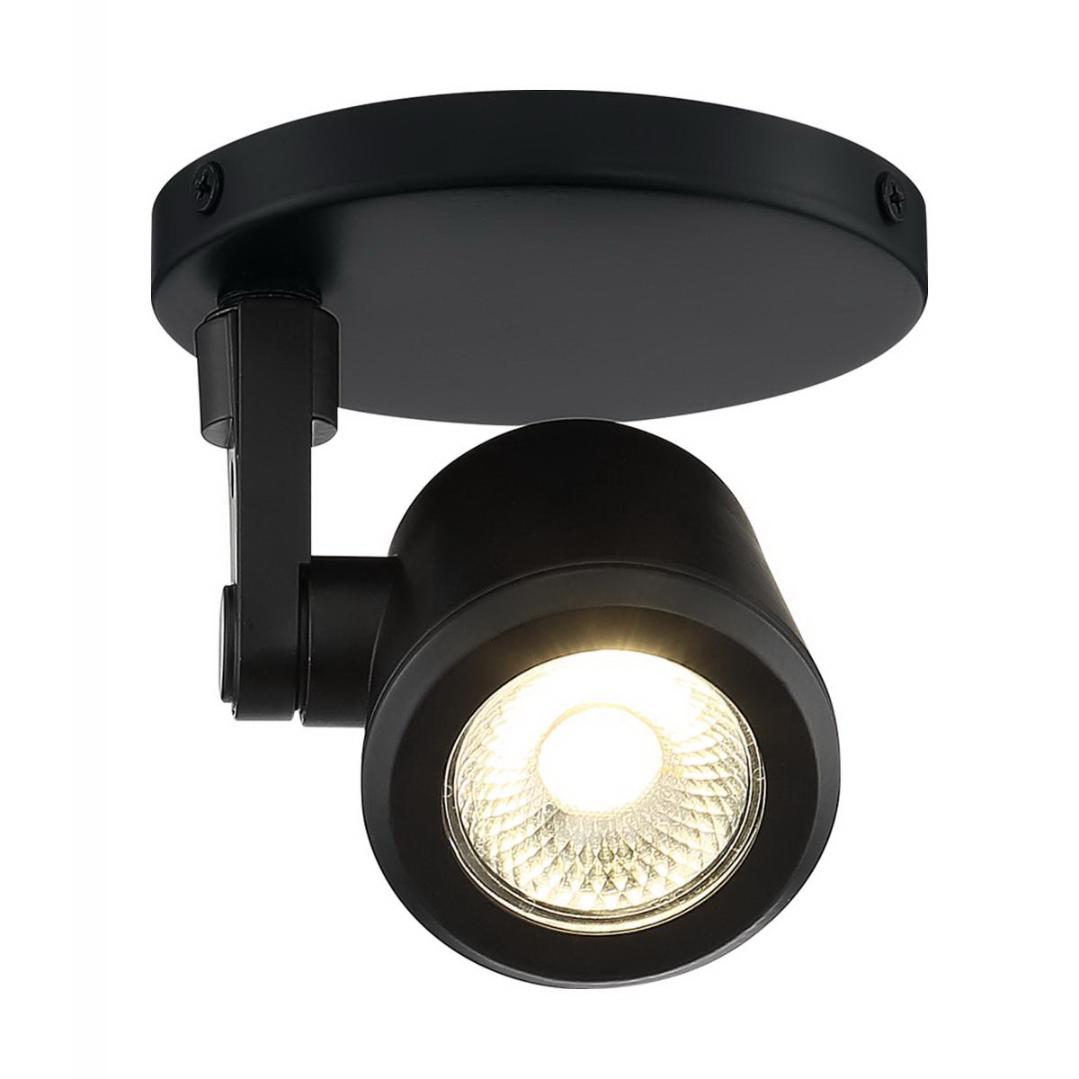 12 Watt Taper Back Monopoint LED Spot Light, Satco, 1000 Lumen, 3000 Kelvin, Black - 4
