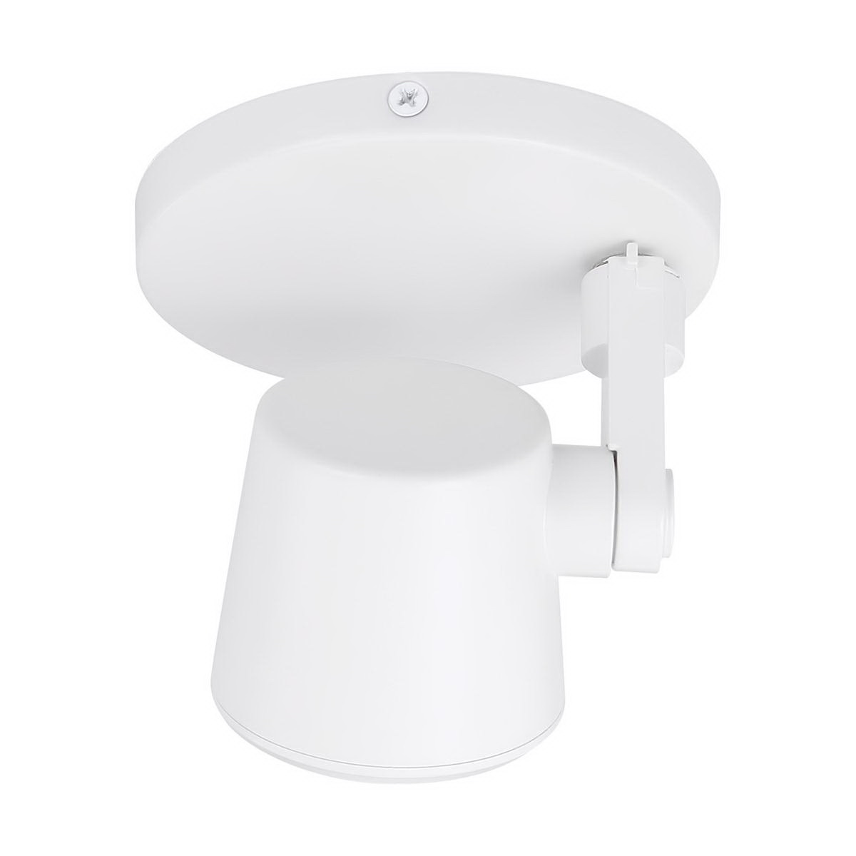 LED Track Spot Light, Satco, 12 Watt Taper Back Monopoint, 1000 Lumen, 3000 Kelvin, White - 2