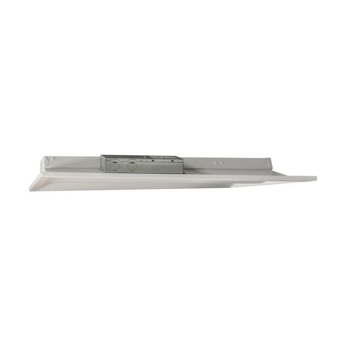 2 Ft x 2 Ft Single Basket Troffer, Satco, 3300 to 4400 Lumens, White Fixture - 3
