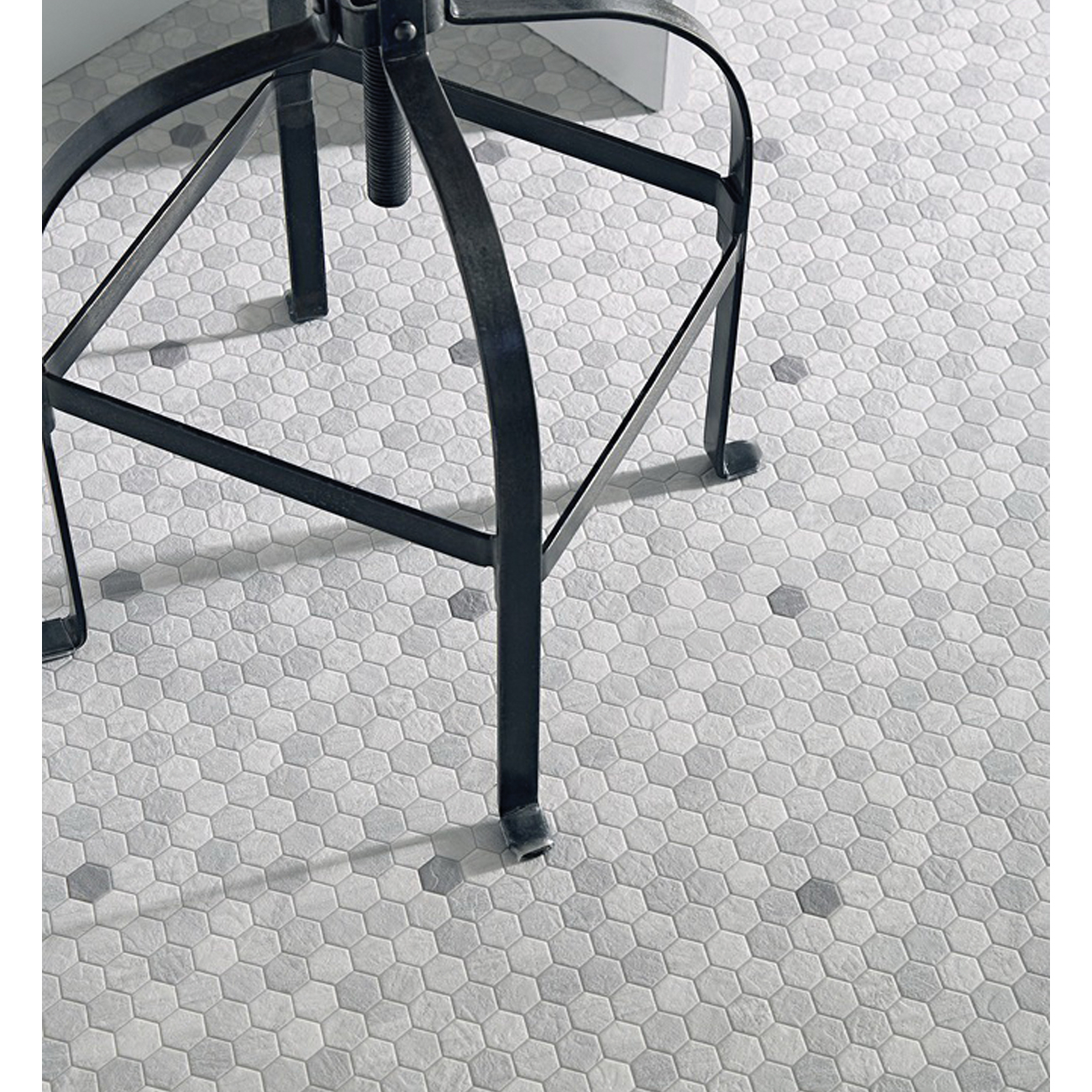 Mannington Penny Lane Vinyl Flooring Sheet, Mannington Mills Inc, 6 ft W x Cut to Length, Hexagonal Pattern, Quartzite with Granite - 4