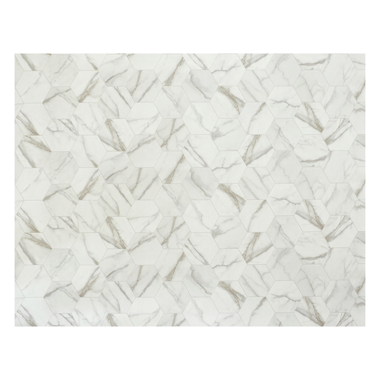 Vinyl Flooring Sheet, Mannington Mills Inc, Mannington Carrara, Carrara Pearl, 6 ft W x Cut to Length - 5