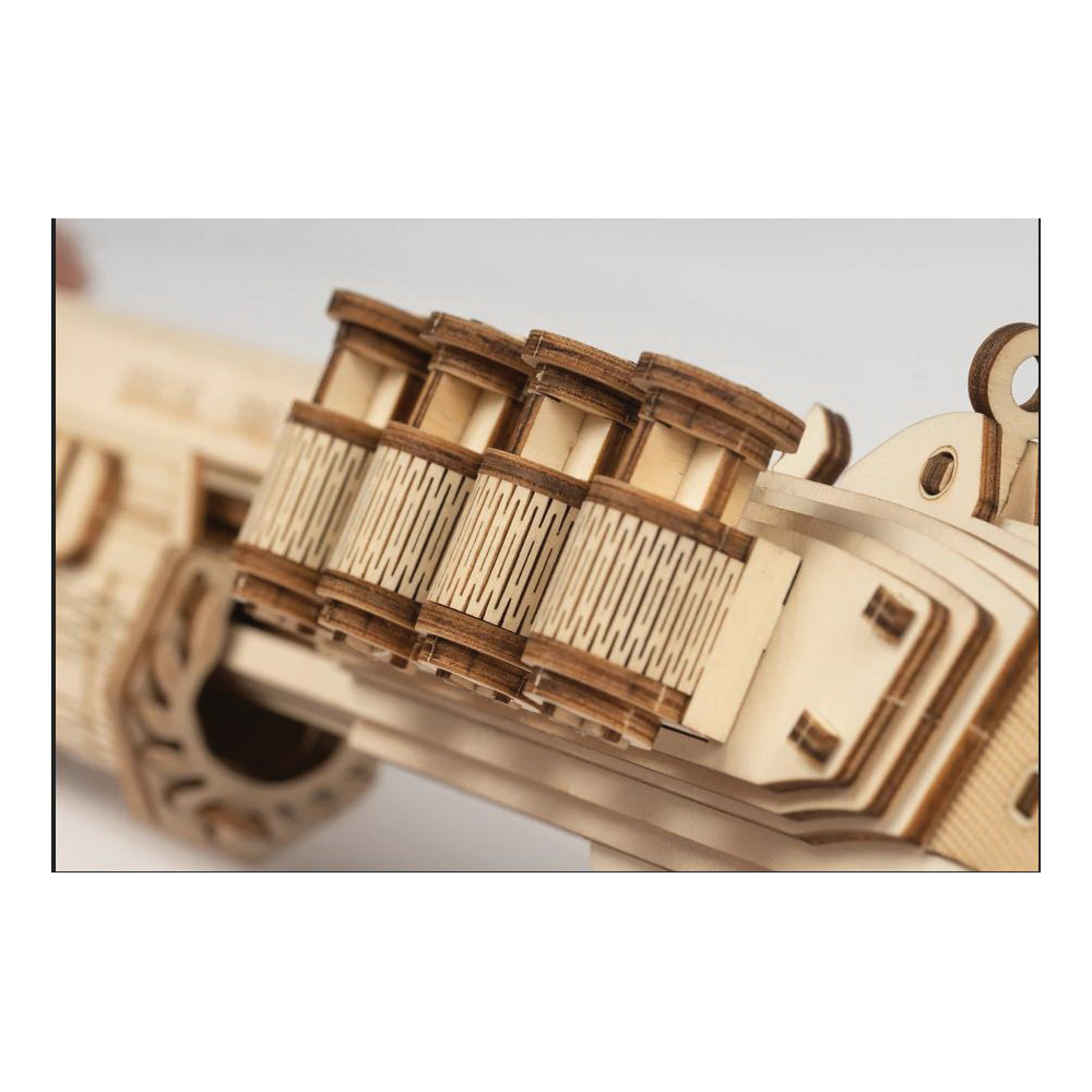Hands Craft LQ501 3D Rubber Band Gun Puzzle Terminator, Wood - 5