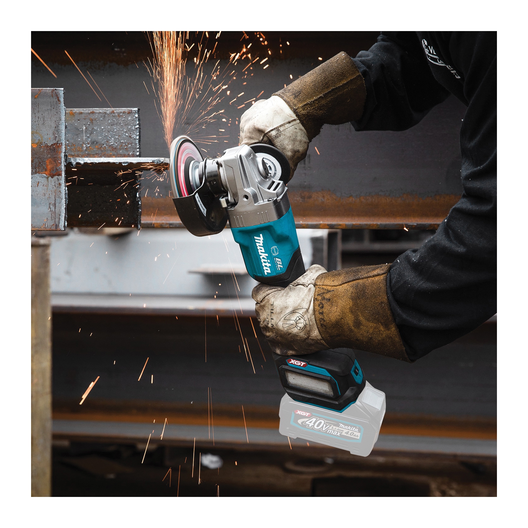 Makita XGT GAG06Z Angle Grinder, Tool Only, 40 V, 5/8-11 Spindle, 5 in Dia Wheel, Cut-Off Wheel - 2
