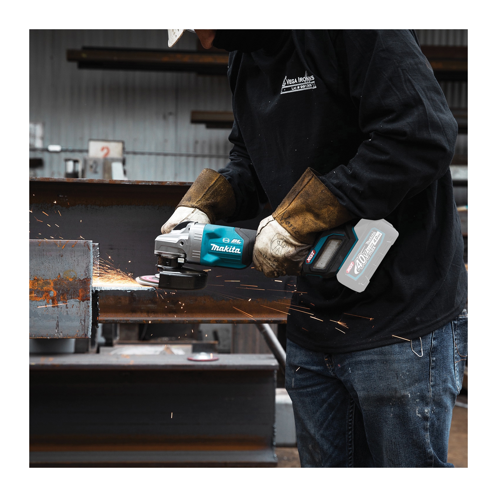 Makita XGT GAG06Z Angle Grinder, Tool Only, 40 V, 5/8-11 Spindle, 5 in Dia Wheel, Cut-Off Wheel - 3