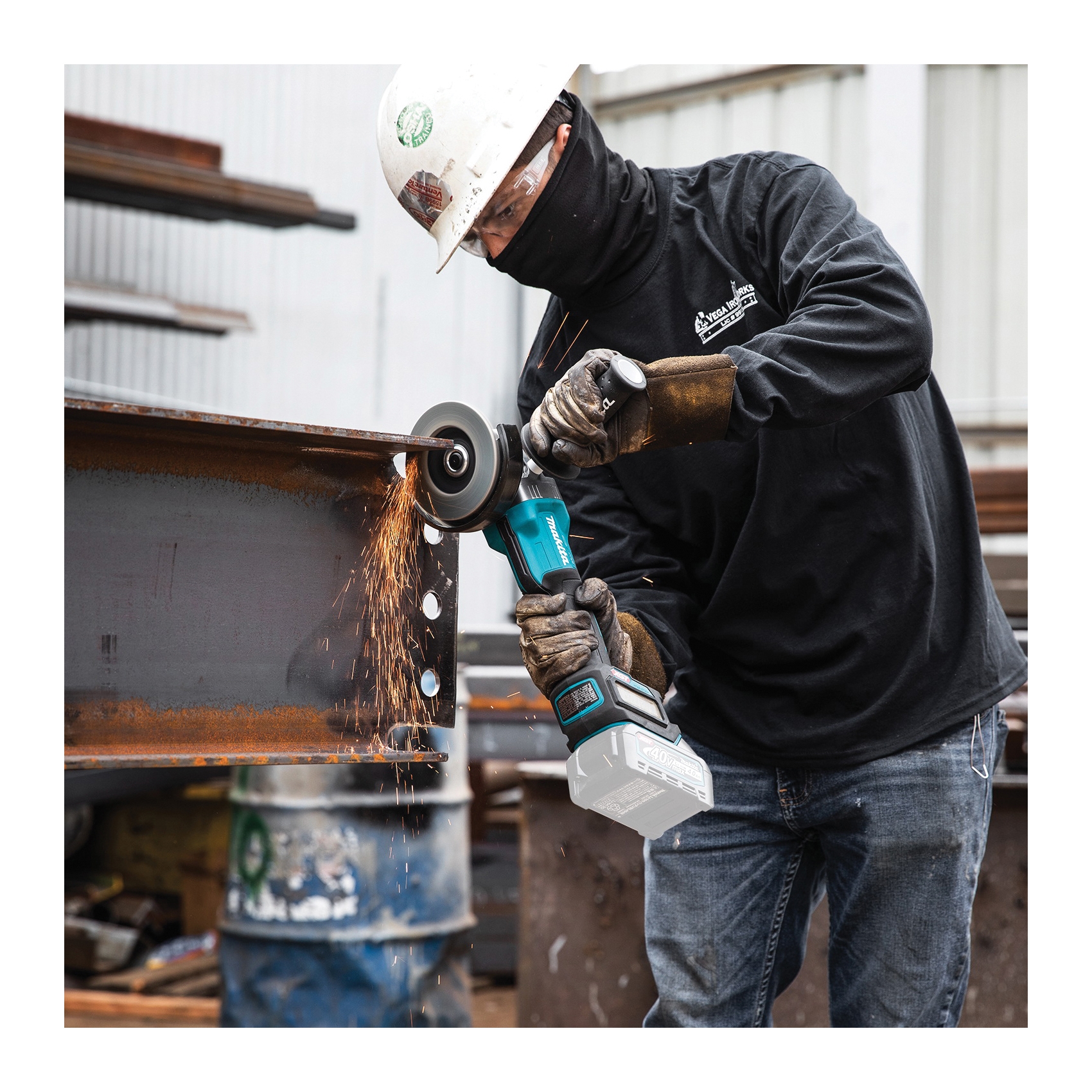 Makita XGT GAG06Z Angle Grinder, Tool Only, 40 V, 5/8-11 Spindle, 5 in Dia Wheel, Cut-Off Wheel - 4