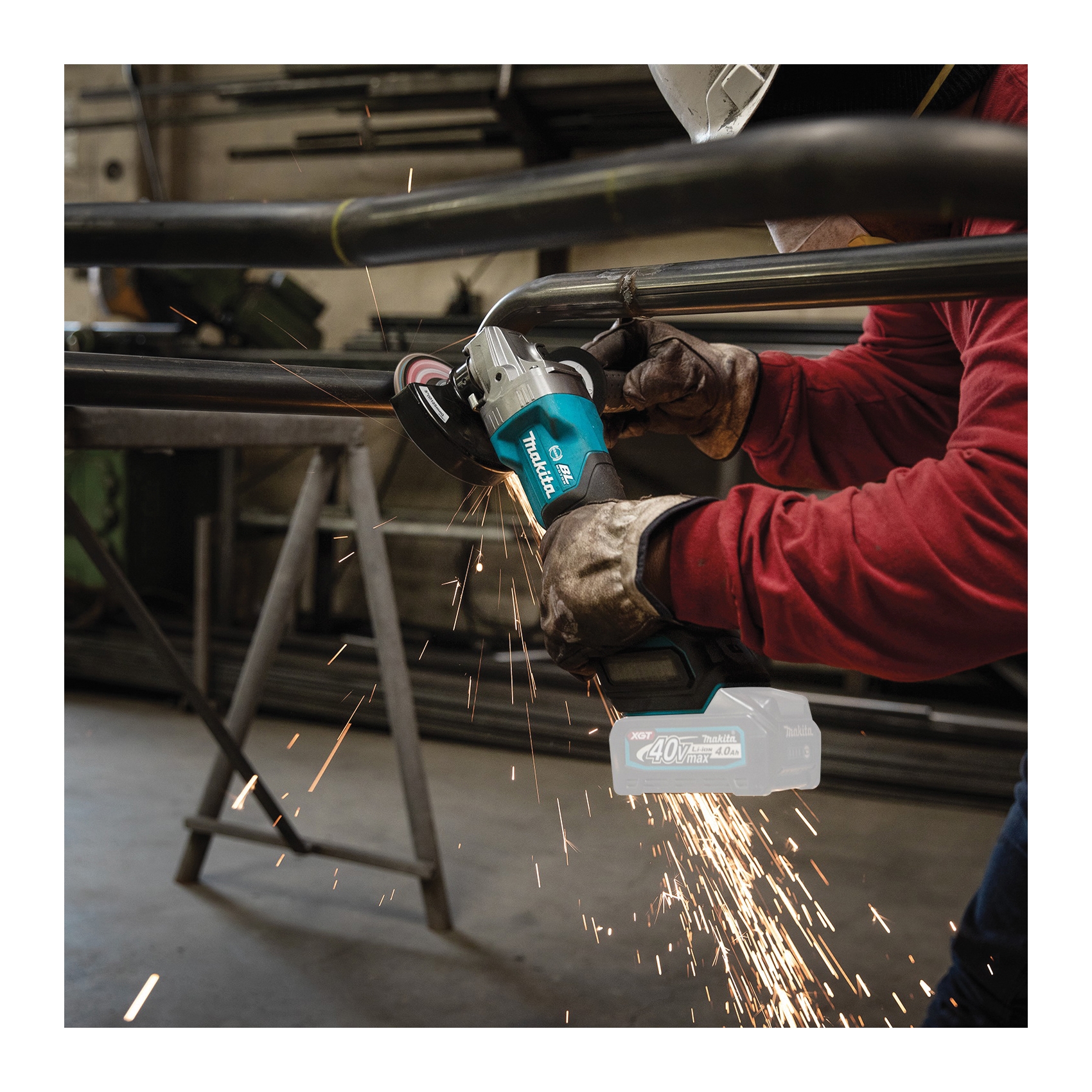 Makita XGT GAG06Z Angle Grinder, Tool Only, 40 V, 5/8-11 Spindle, 5 in Dia Wheel, Cut-Off Wheel - 5