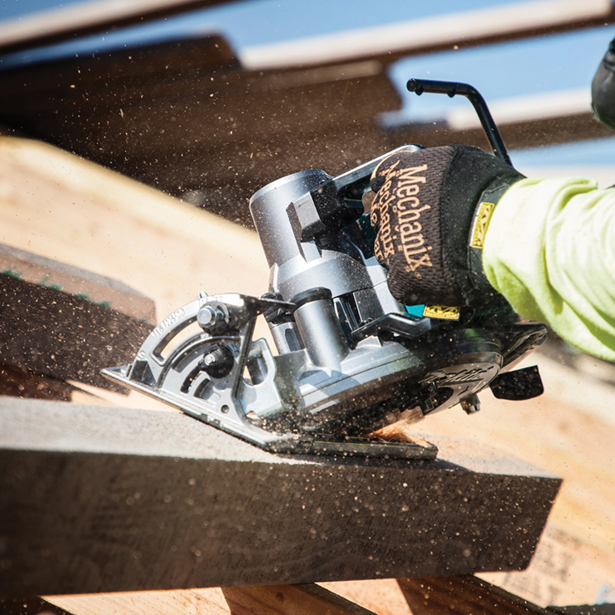 Cordless Circular Saw, Makita, Tool Only, 40 V, 7-1/4 in Dia Blade, 56 deg Bevel - 5